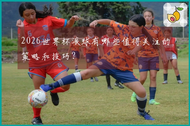 2026世界杯滚球有哪些值得关注的策略和技巧？