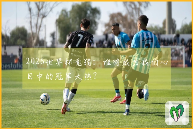 2026世界杯竞猜：谁将成为我们心目中的冠军大热？
