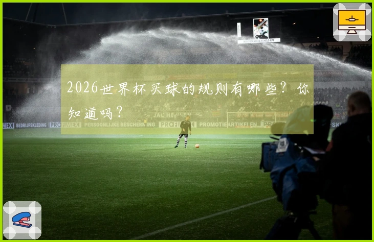 2026世界杯买球的规则有哪些？你知道吗？